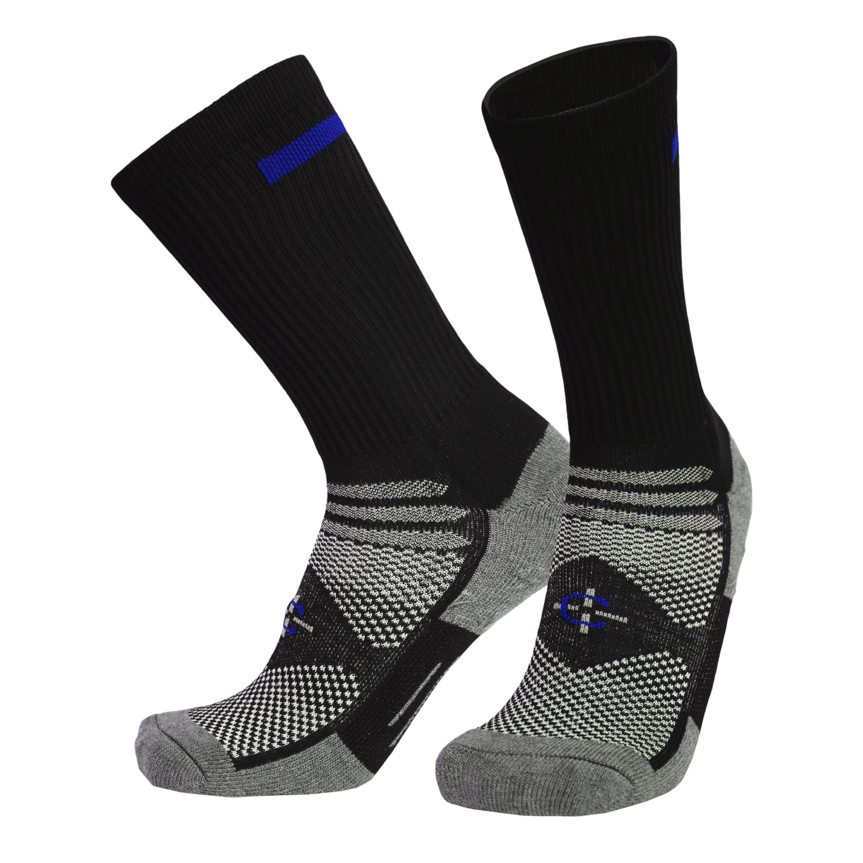 Blue Line Crew Sock