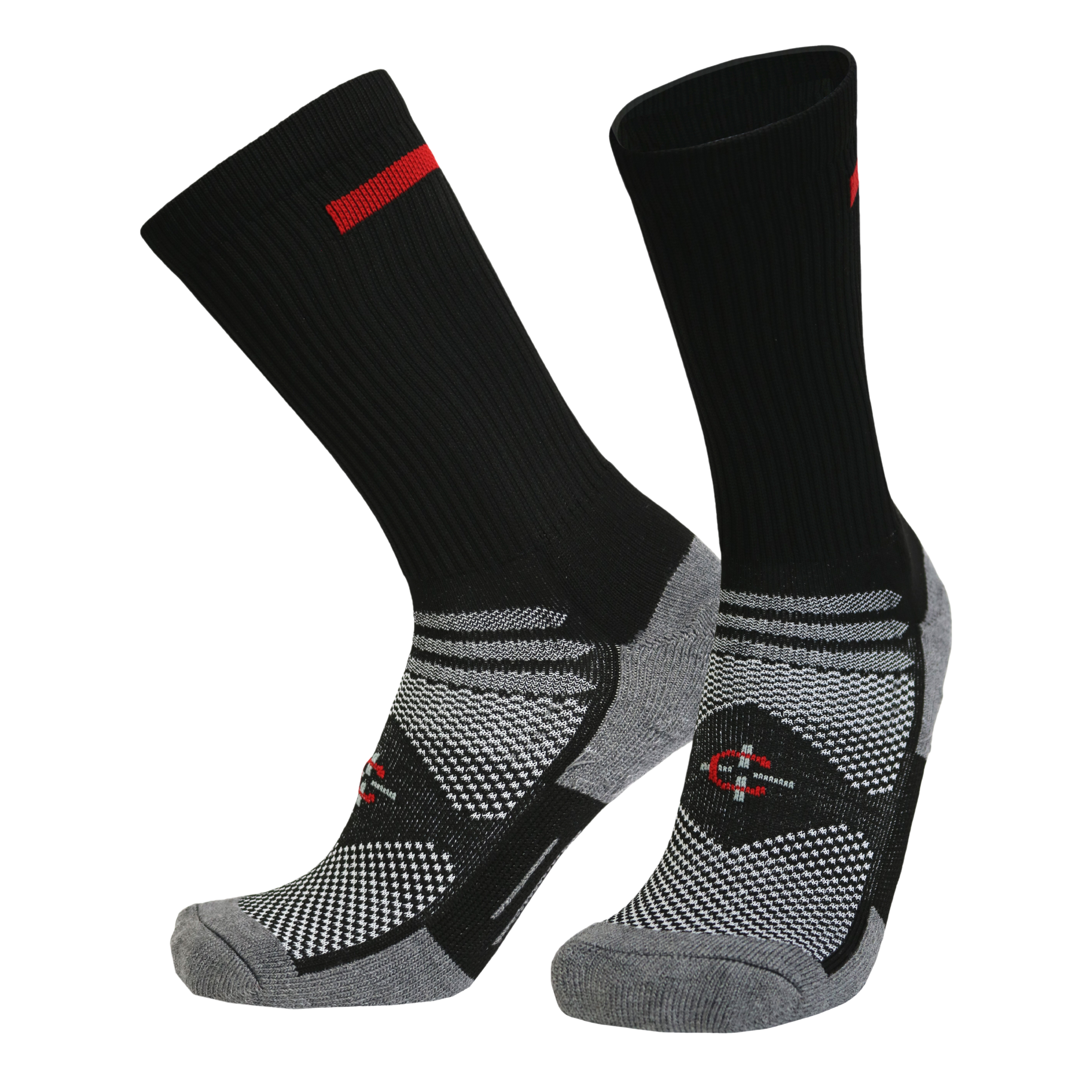 Red Line Crew Sock