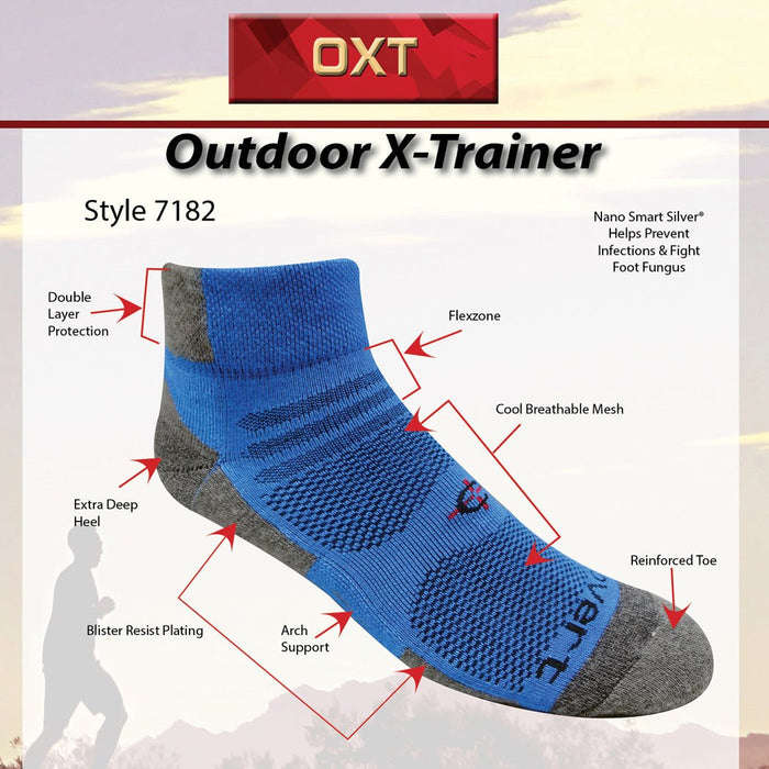 Silver Lining Outdoor X-Trainer Sock - PT Socks - Covert Threads