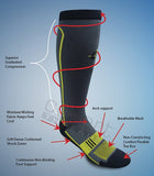 Endurance Graduated Compression Sock-Covert Threads-A Military Sock For Every Clime & Place